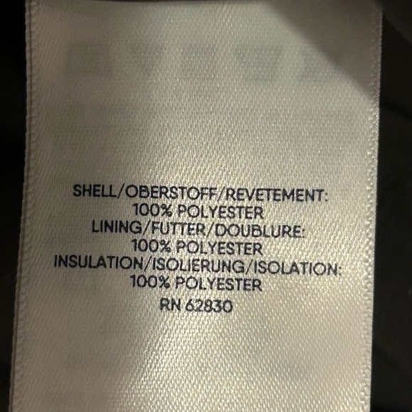 Lands' End Men's Insulated Puffer Vest XXL Black Fall Snap Closure Side Pockets - Picture 8 of 11